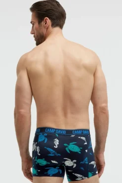 Boxershorts mit All Over Print, 2er-Pack navy / red