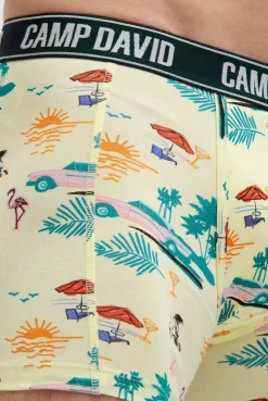 Boxershorts mit All Over Print, 2er-Pack lemon juice / new aqua