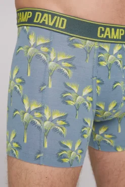 Boxershorts mit All Over Print, 2er-Pack surf grey / red