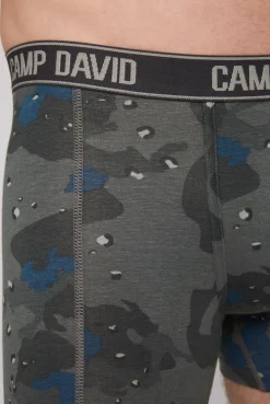 Boxershorts mit All Over Print, 2er-Pack light blue / anthra