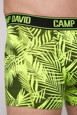 Boxershorts mit All Over Print, 2er-Pack aqua / neon lime | S