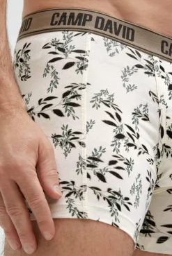 Boxershorts mit All Over Print, 2er-Pack birch / taupe