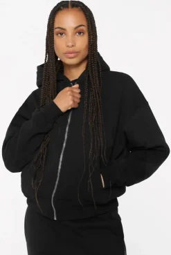 BRU-NO Hoodie Jacket Unisex black