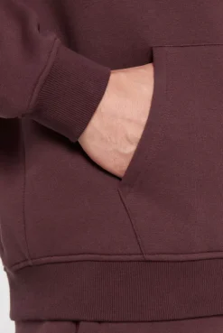 BRU-NO Hoodie Jacket Unisex cranberry juice