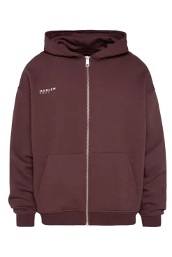 BRU-NO Hoodie Jacket Unisex cranberry juice
