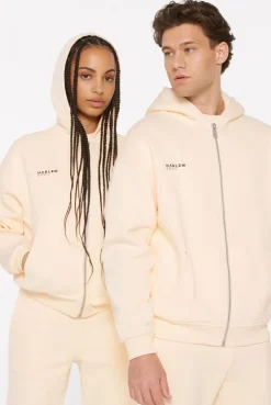 BRU-NO Hoodie Jacket Unisex cream