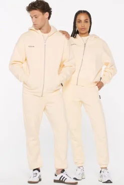 BRU-NO Hoodie Jacket Unisex cream