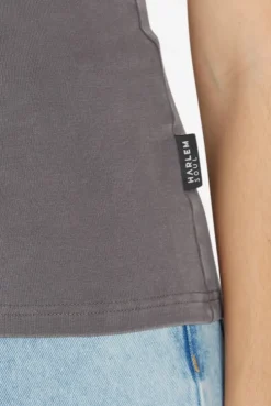 CAN-DICE Rib Top mit Logo asphalt