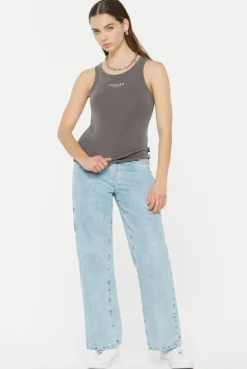 CAN-DICE Rib Top mit Logo asphalt