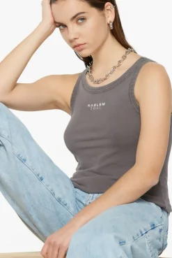 CAN-DICE Rib Top mit Logo asphalt