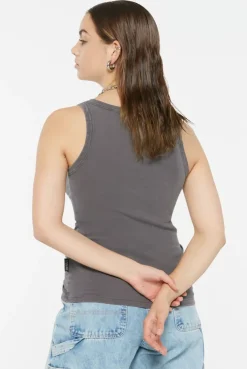 CAN-DICE Rib Top mit Logo asphalt