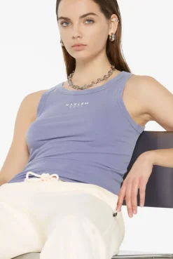 CAN-DICE Rib Top mit Logo violet