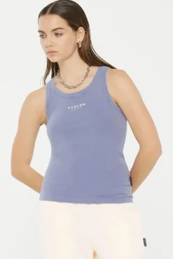 CAN-DICE Rib Top mit Logo violet