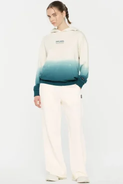 CAN-NES Hoodie Dip Dyed fog blue | S