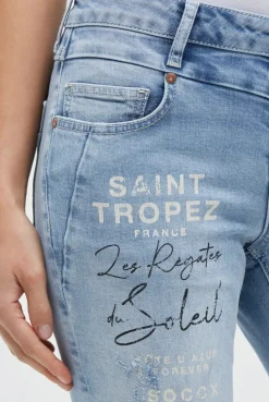 Capri Jeans LY:IA Regular Fit salt blue print
