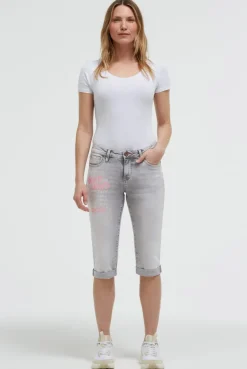 Capri Jeans RO:MY Regular Fit light grey printed jogg