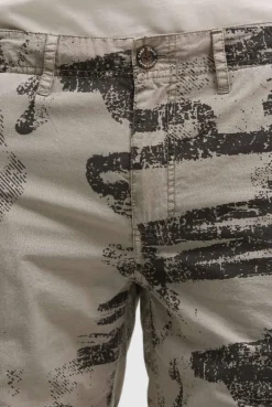 Cargo Shorts mit All Over Print rock ridge