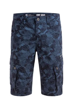 Cargo Shorts mit All Over Print harbour blue