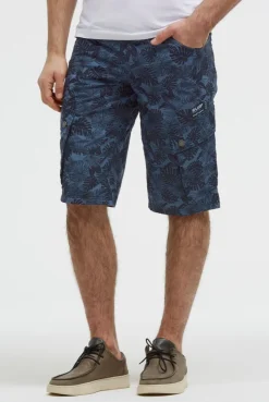 Cargo Shorts mit All Over Print harbour blue