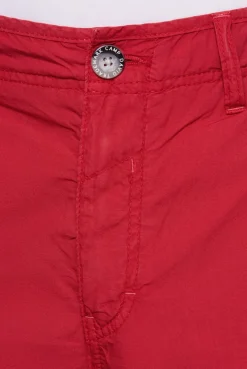 Cargo Shorts mit Logo-Tapes nautical red