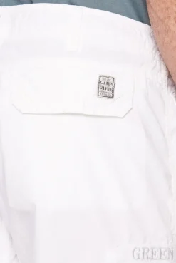 Cargo Shorts mit Logo-Tapes opticwhite