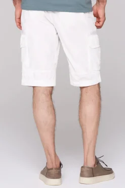 Cargo Shorts mit Logo-Tapes opticwhite