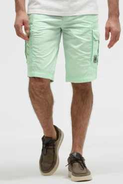 Cargo Shorts mit tonigen Tapes light mint