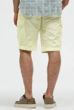 Cargo Shorts mit tonigen Tapes lemon juice