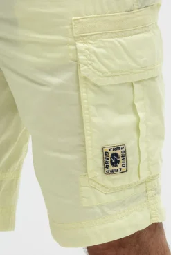 Cargo Shorts mit tonigen Tapes lemon juice