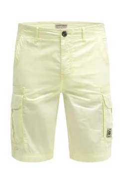 Cargo Shorts mit tonigen Tapes lemon juice