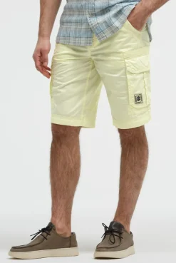 Cargo Shorts mit tonigen Tapes lemon juice