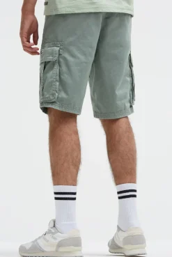 Cargo Shorts mit Wasch-Effekten dusty green