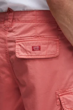 Cargo Shorts mit Wasch-Effekten wild salmon
