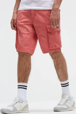 Cargo Shorts mit Wasch-Effekten wild salmon