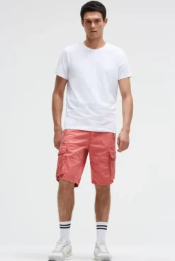 Cargo Shorts mit Wasch-Effekten wild salmon