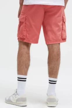 Cargo Shorts mit Wasch-Effekten wild salmon