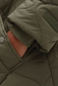 CA:RO Puffer Coat deep khaki