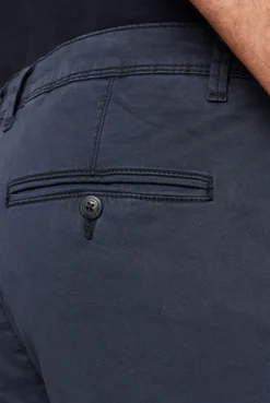 Chinohose aus Twill blue navy | S