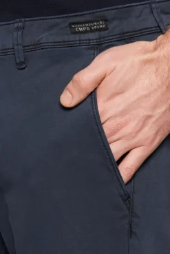 Chinohose aus Twill blue navy | S
