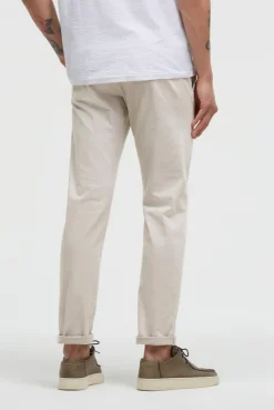 Chinohose aus Twill french grey