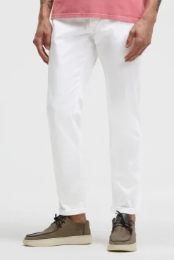 Chinohose aus Twill opticwhite