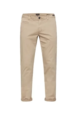 Chinohose aus Twill tan