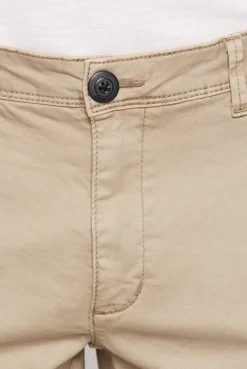 Chinohose aus Twill tan