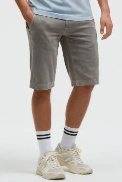 Chino Shorts mit Used-Waschung rock ridge