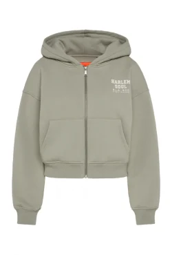 DAR-LA Hoodie Jacket cropped sage