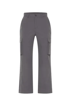 DE-YN Nylon Cargo Pants asphalt