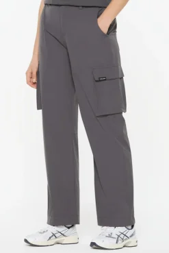 DE-YN Nylon Cargo Pants asphalt