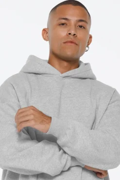 ELY-AS Hoodie Oversized Unisex grey melange