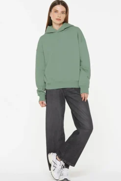 ELY-AS Hoodie Oversized Unisex jade green