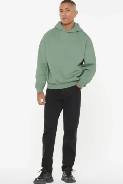 ELY-AS Hoodie Oversized Unisex jade green